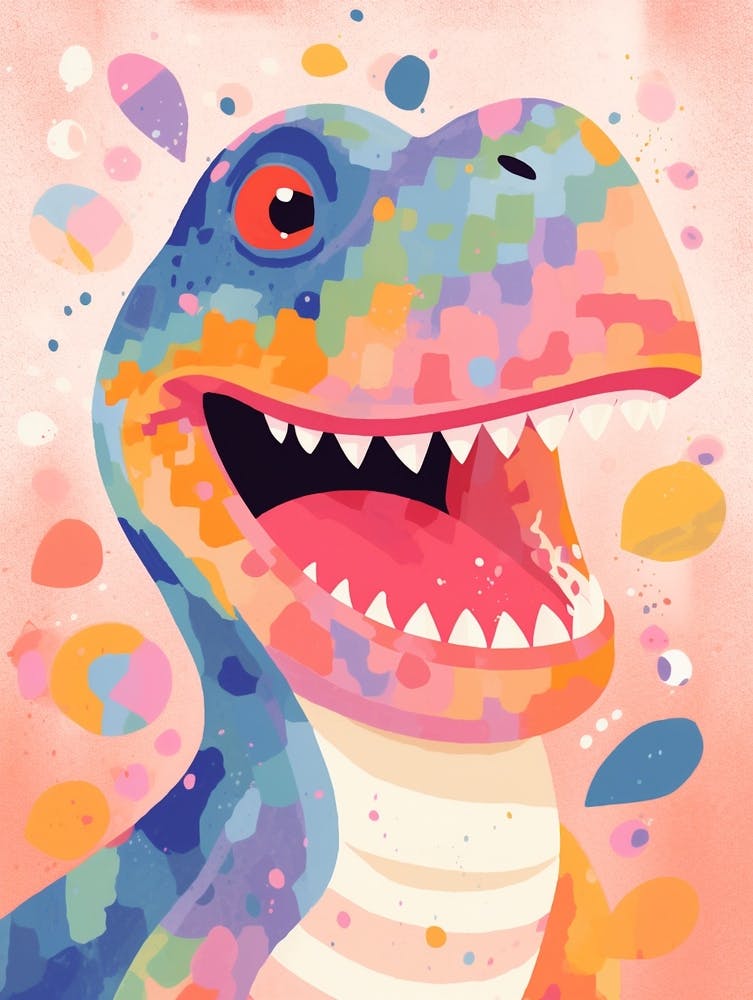 Colourful Dinosaur Megalosaurus