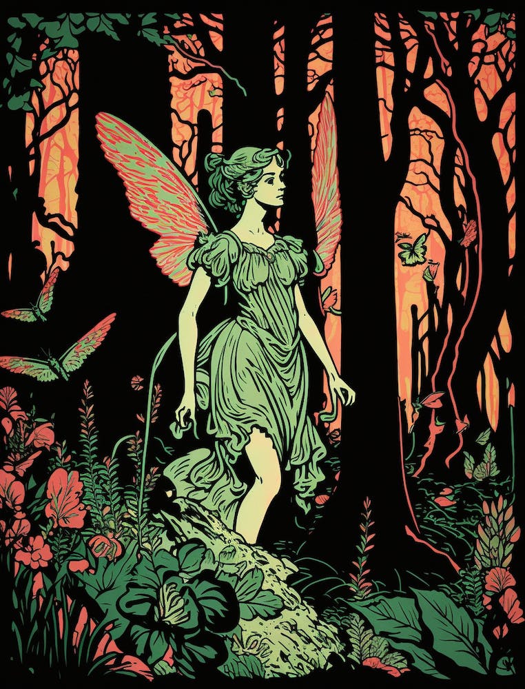 Fairy In The Woods 1