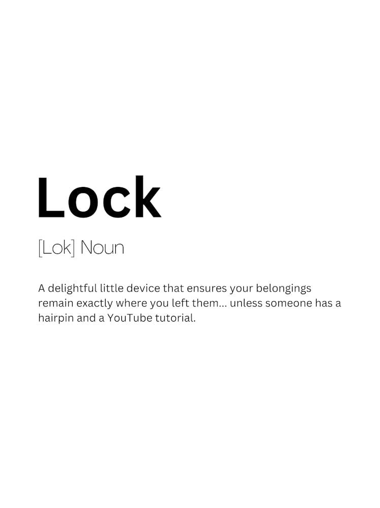 Lock Definition Meaning
