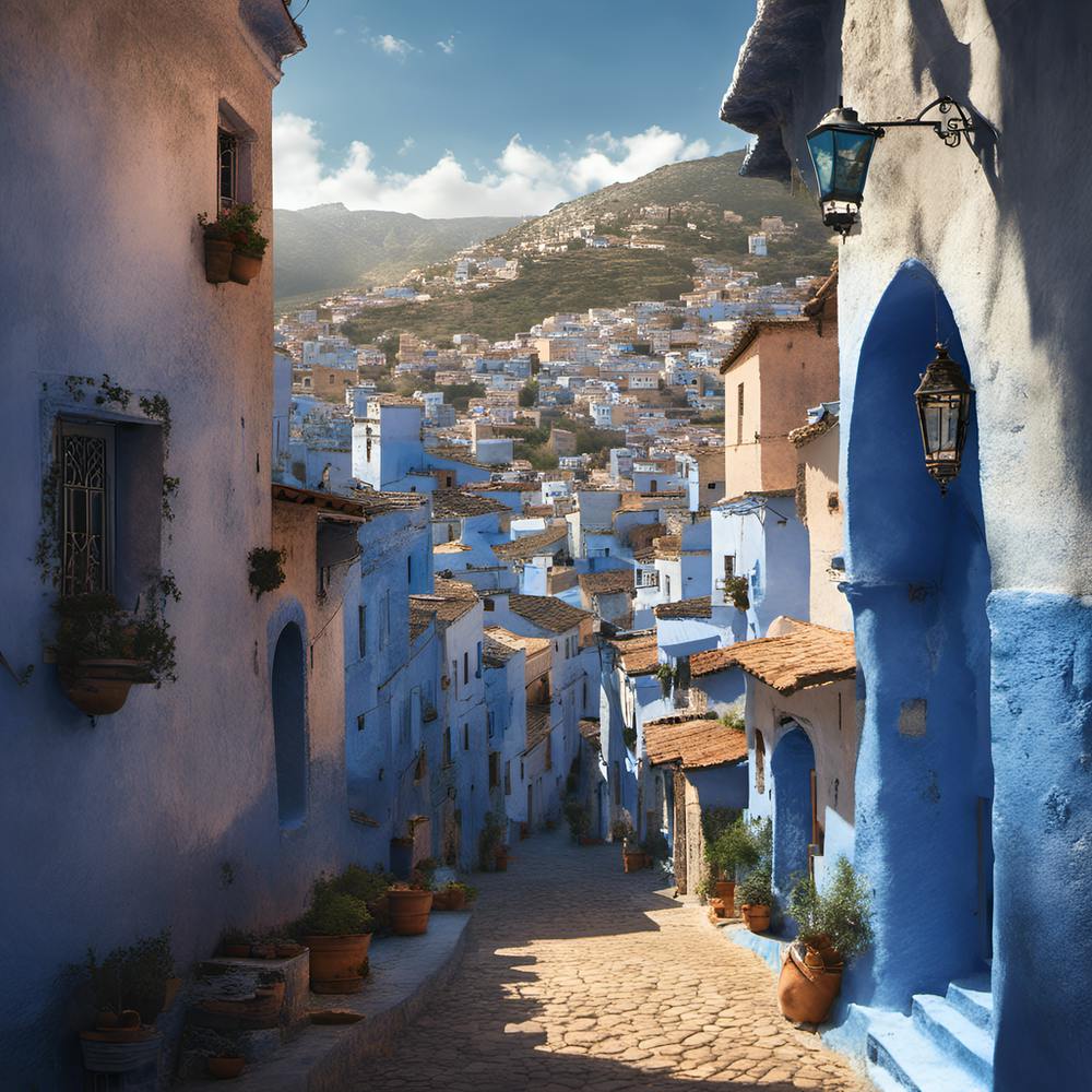 0 Chefchaouen City Esrgan V1 X2plus