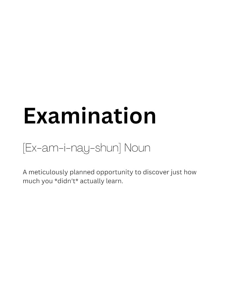 Examination Definition Meaning 1