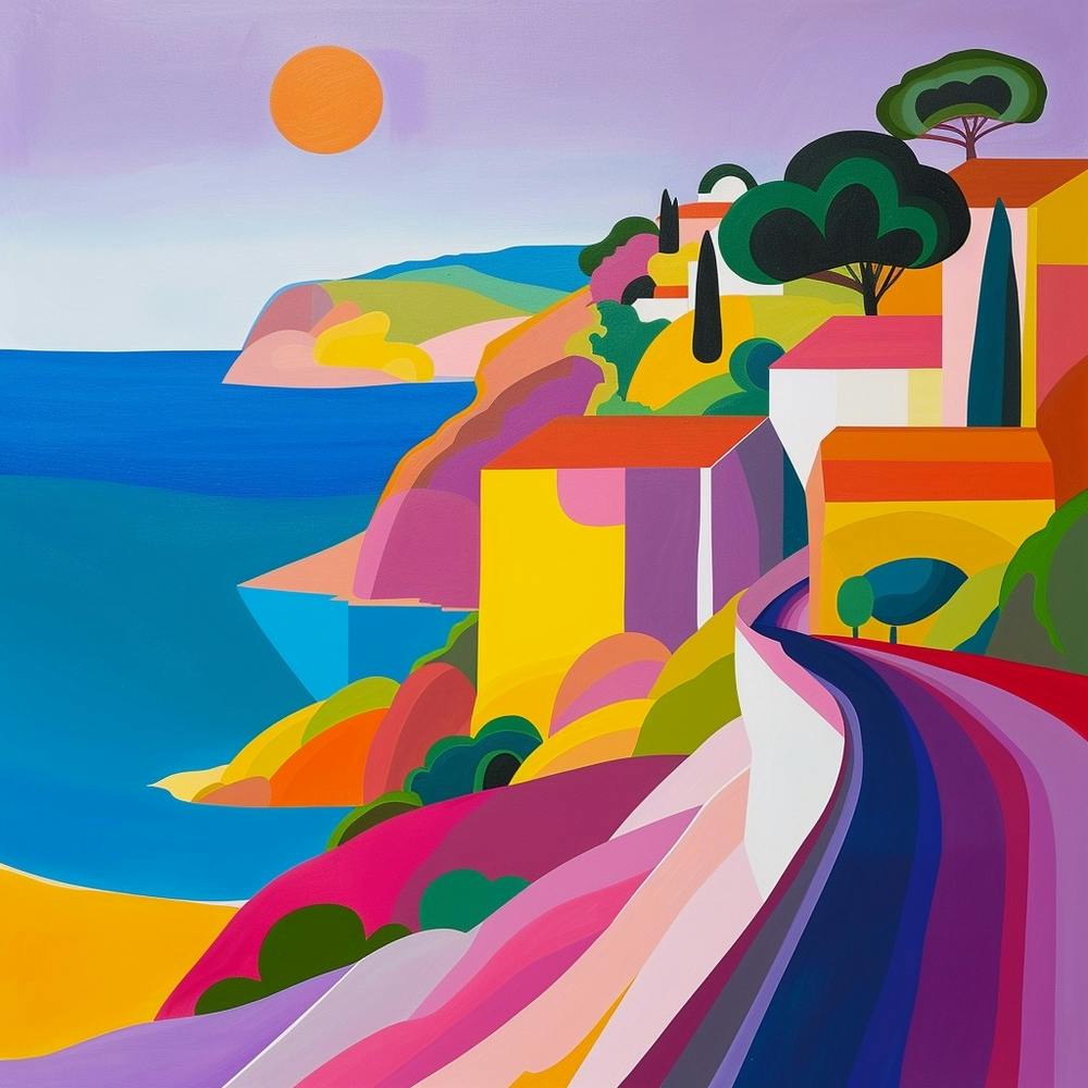 Abstract Travel Collection Monaco 2