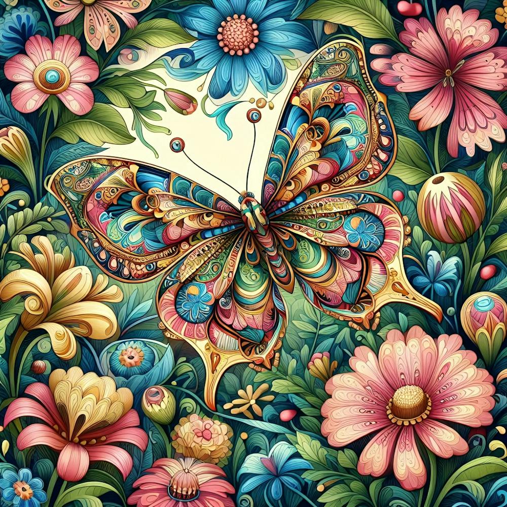 Butterfly In The Garden 3