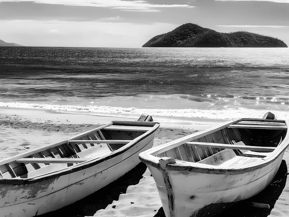Boats On The Beach 1