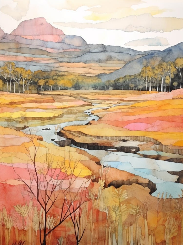 Autumn National Park Painting Canaima National Park Venezuela