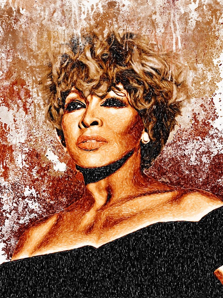 Painting of Tina Turner
