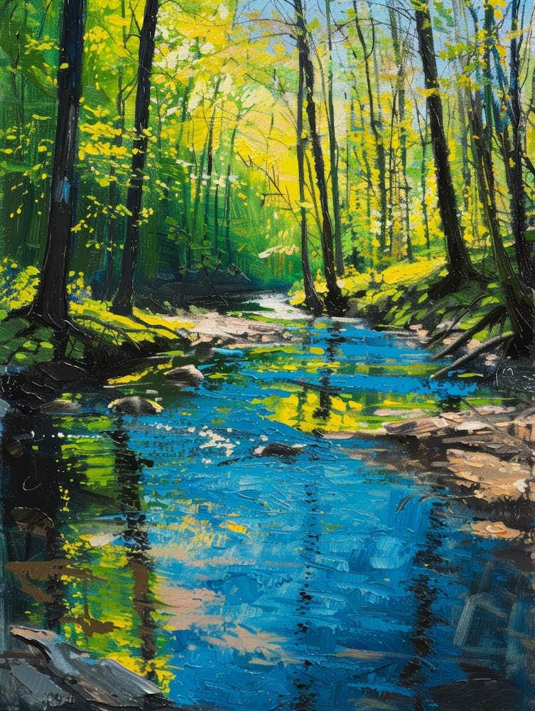 Stream In The Woods 5