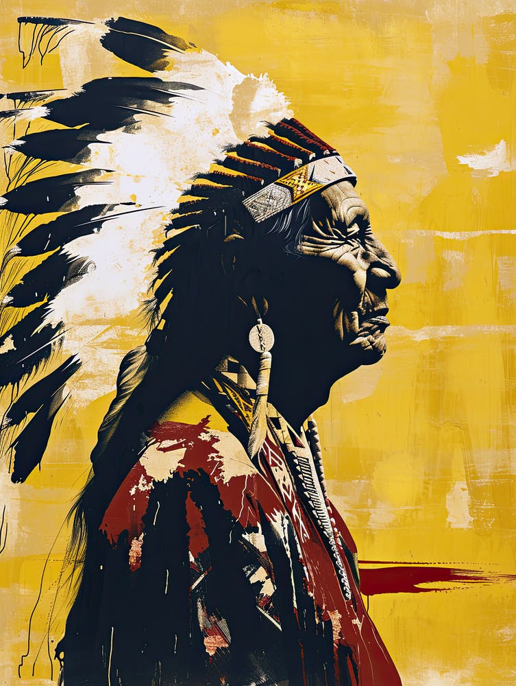 Kiowa Quietude; A Study In Minimalism ! Native American Art