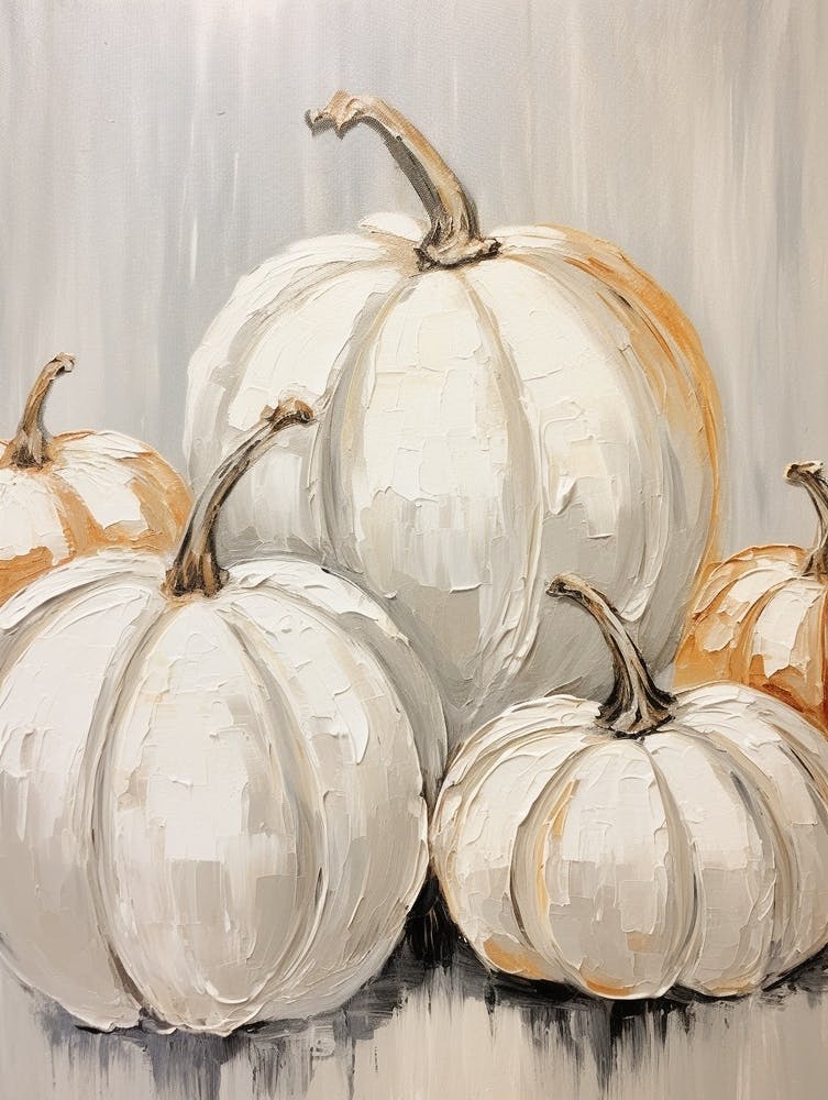 Neutral Pumpkin Painting 2