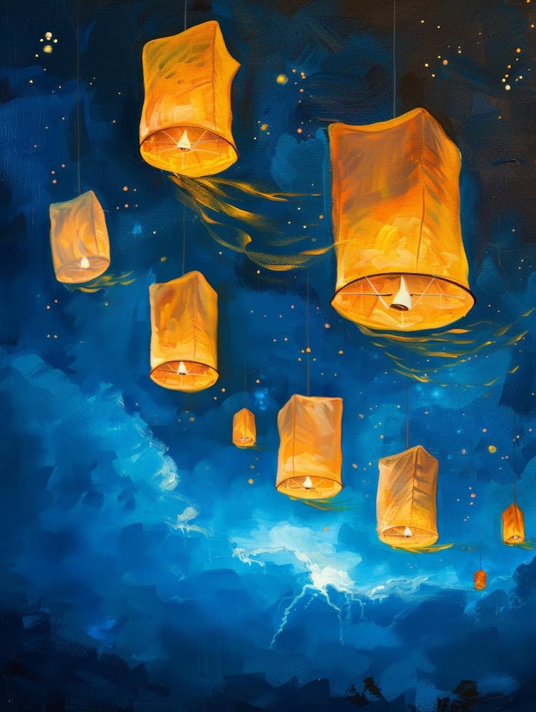 Lanterns In The Sky