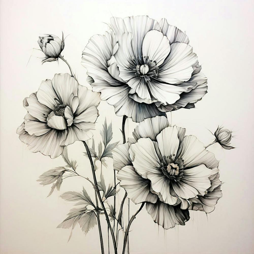 Poppy Drawing