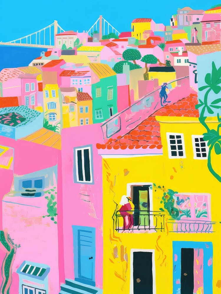 Lisbon, Portugal Colourful View 8