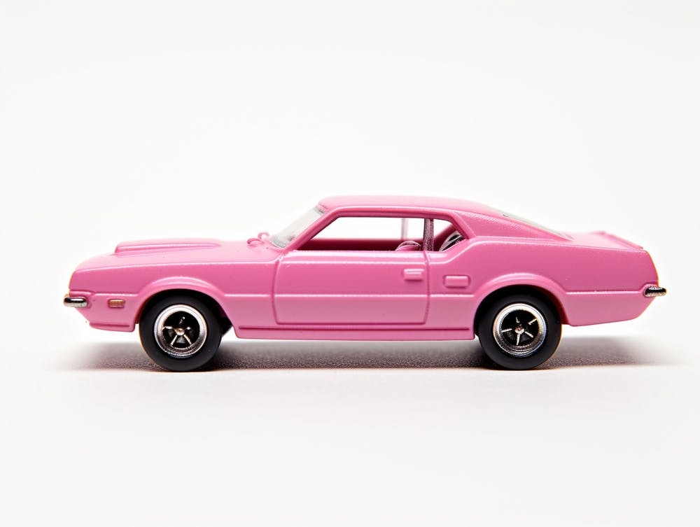 Toy Car 68 Mercury Cougar Pink
