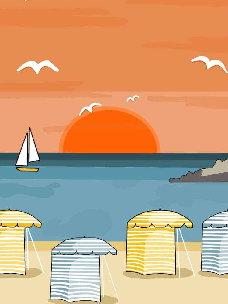 À LA PLAGE