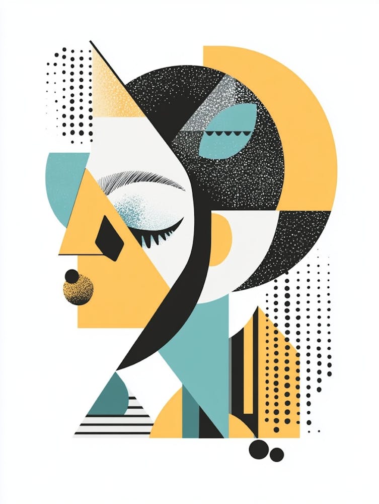 Abstract Portrait Of A Woman 1