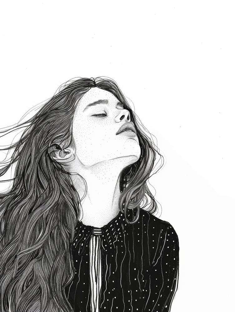 Girl With Long Hair 21