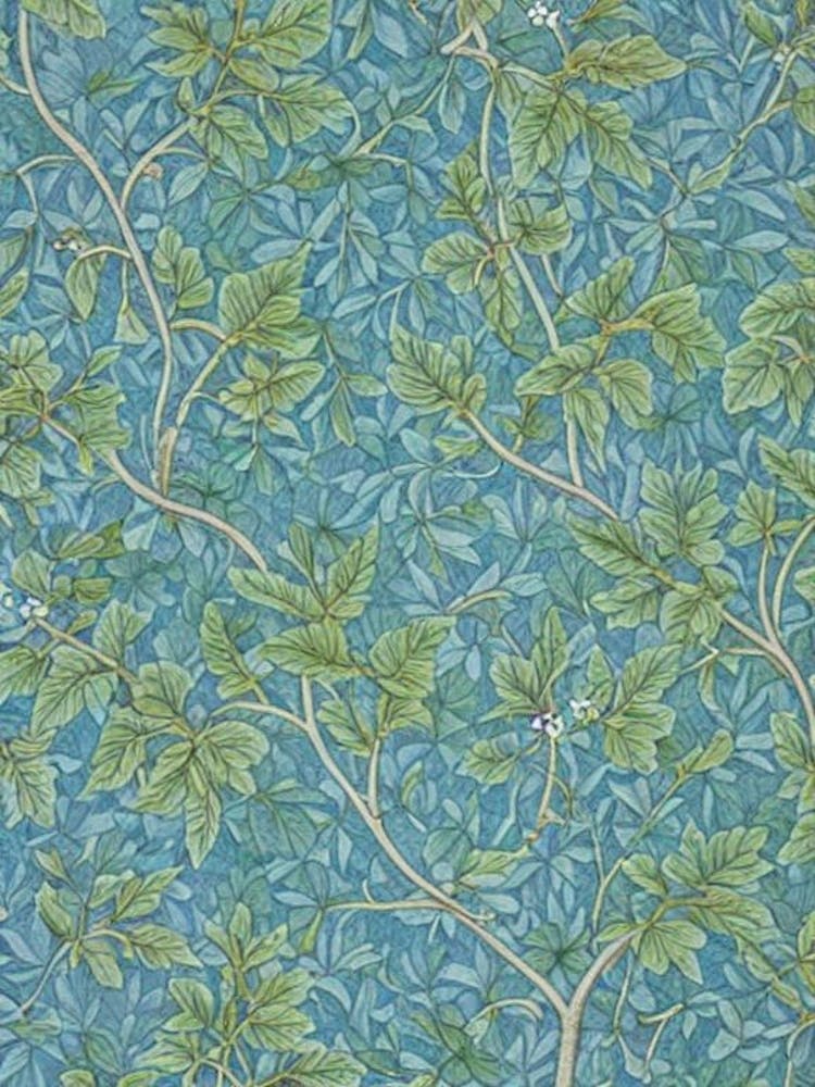 Elm 2 tree Vintage Botanical