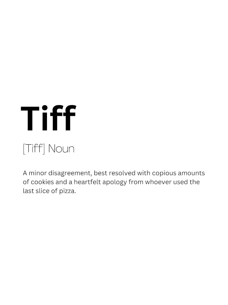 Tiff Definition Meaning