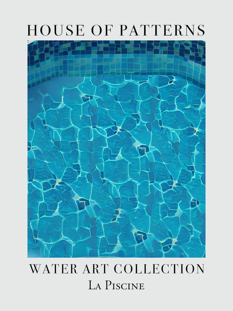 House Of Patterns La Piscine Water 15
