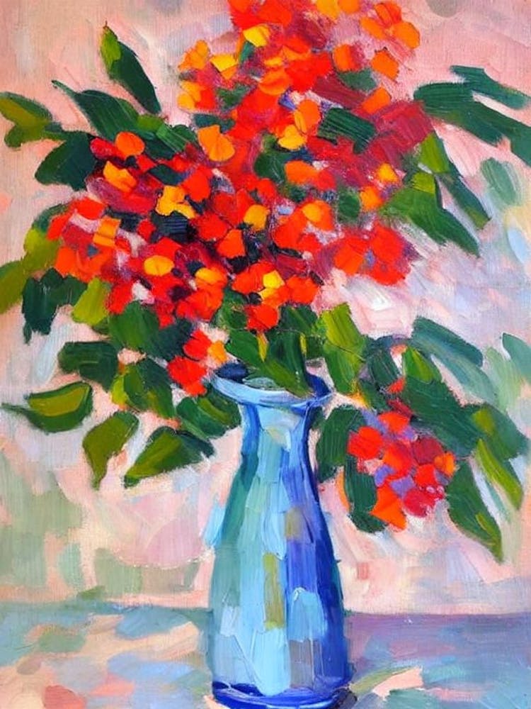 Laurel  Matisse Style Flower