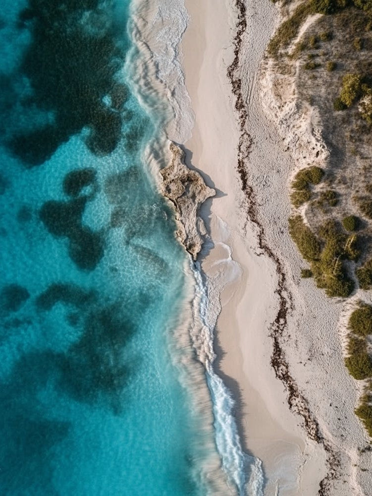 Aerial View Of A Beach 153