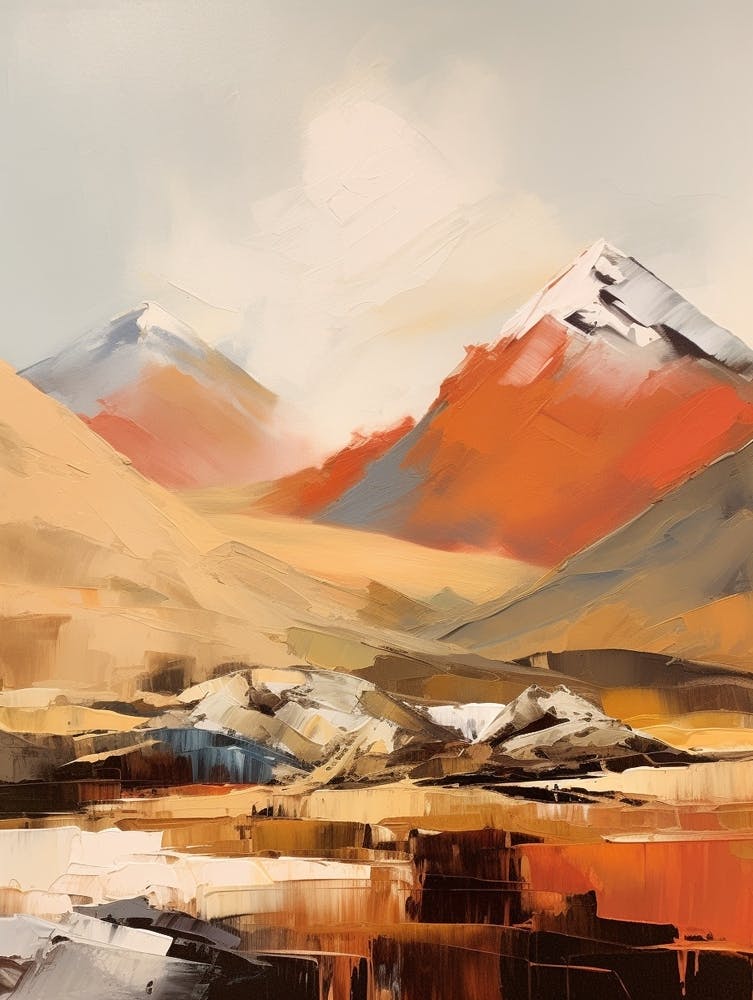 Ben Nevis Scotland 4 Mountain Painting