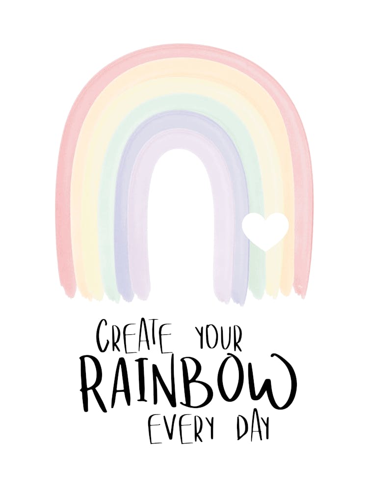 Create Rainbow Quote