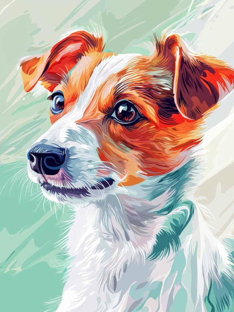 Jack Russell Terrier. Generated AI. 11