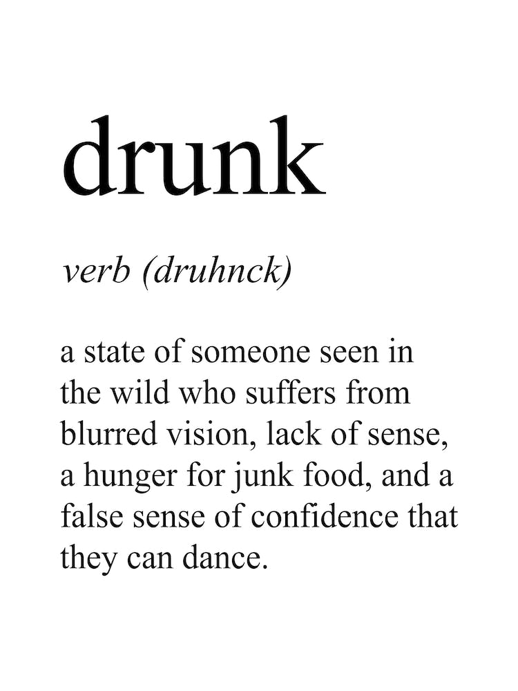Drunk Definition Meaning