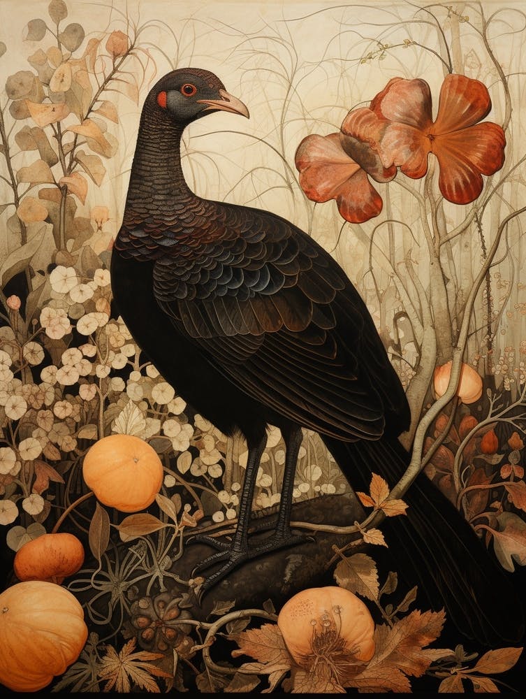 Dark And Moody Botanical Turkey 2