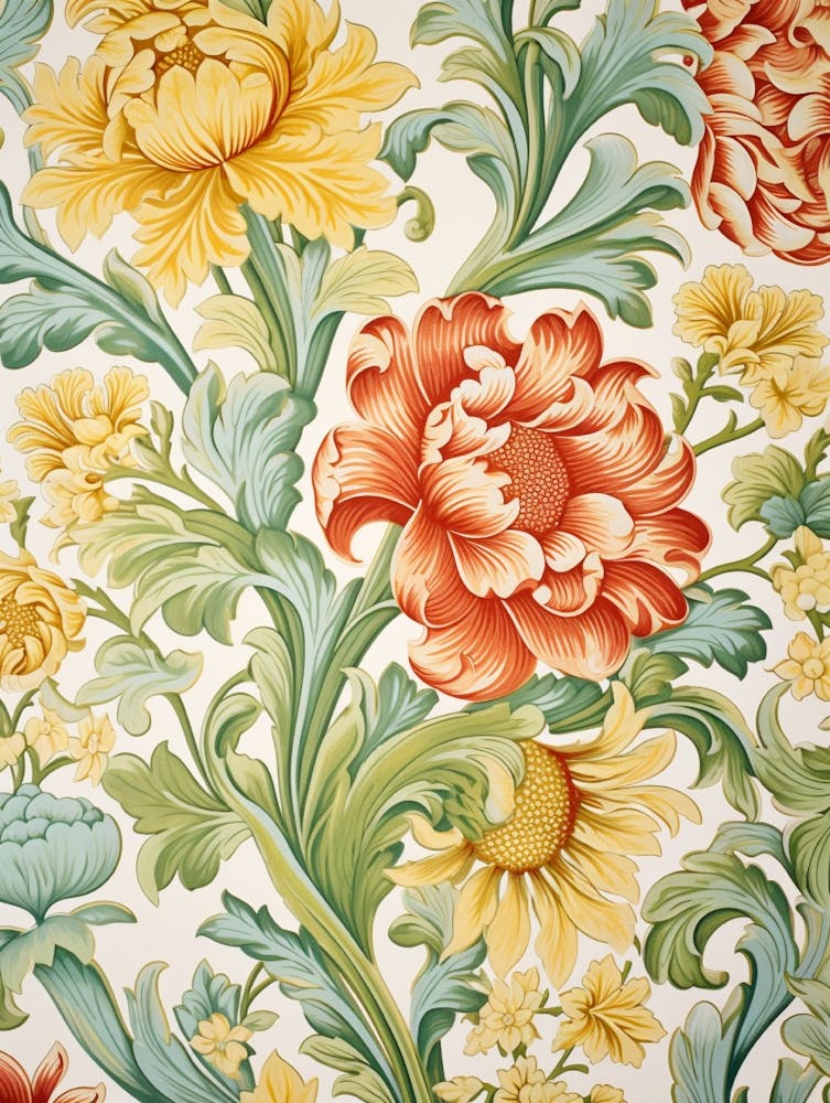 Blumentapete 214
