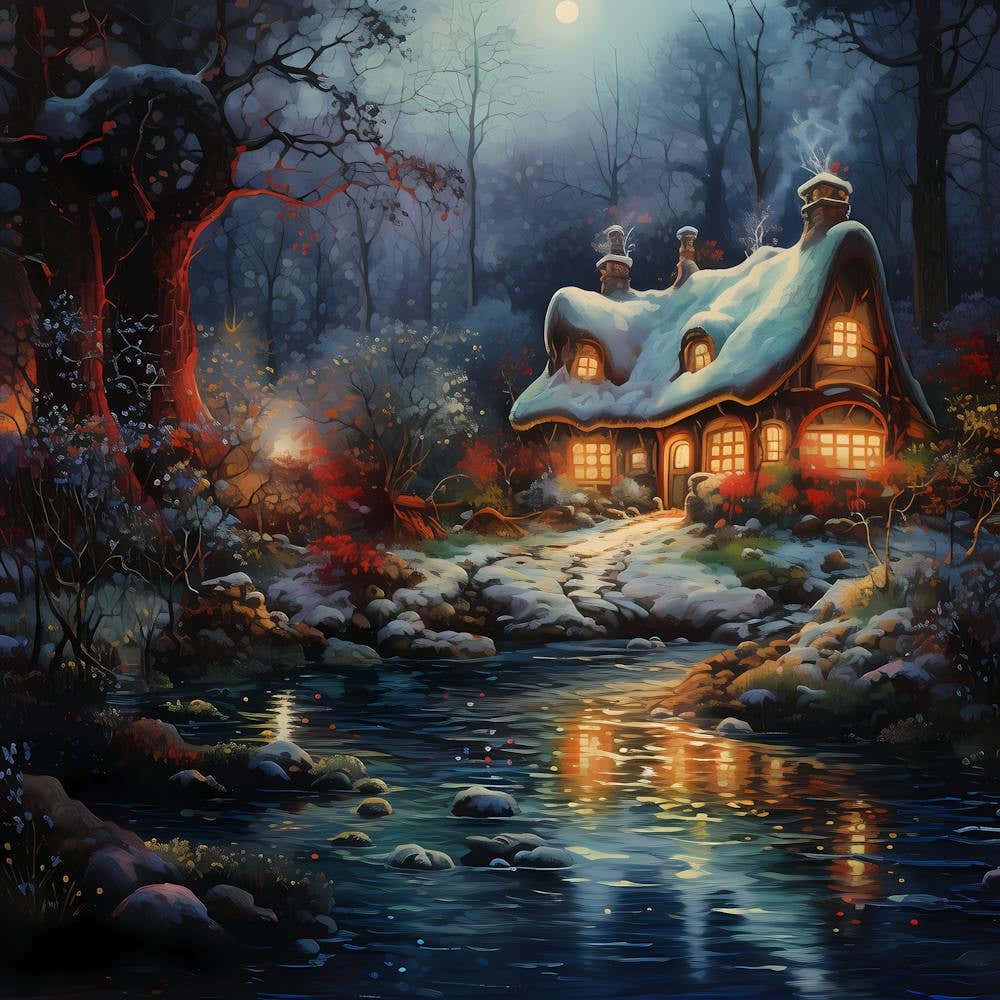 Rustic Retro Snowflake Sonata