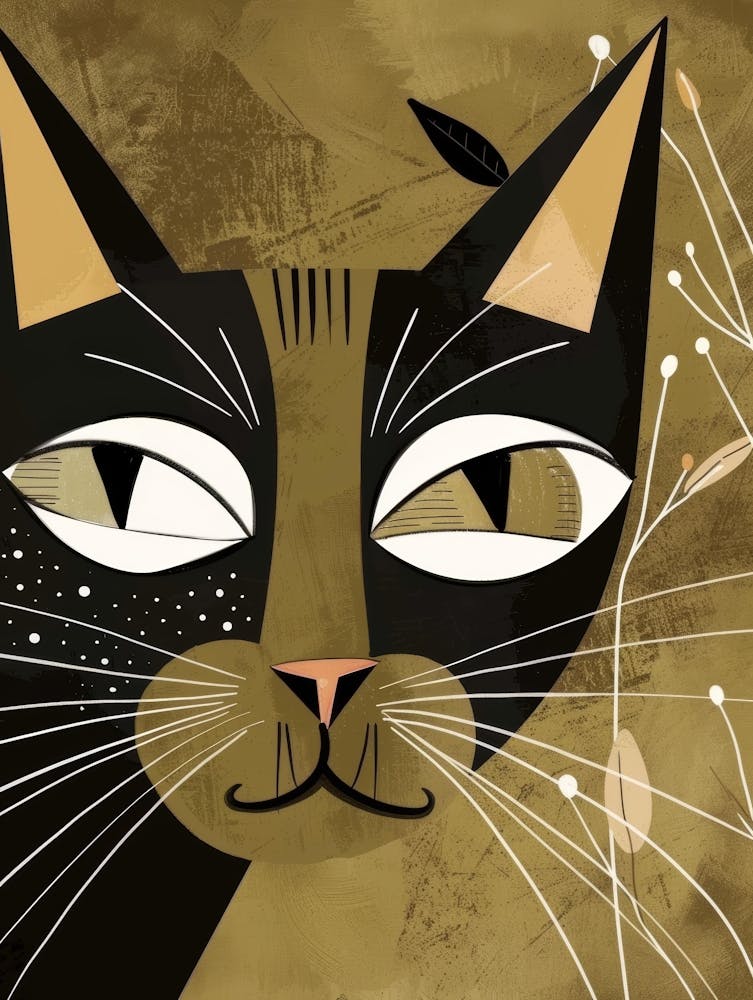 Black Cat Canvas Print 9