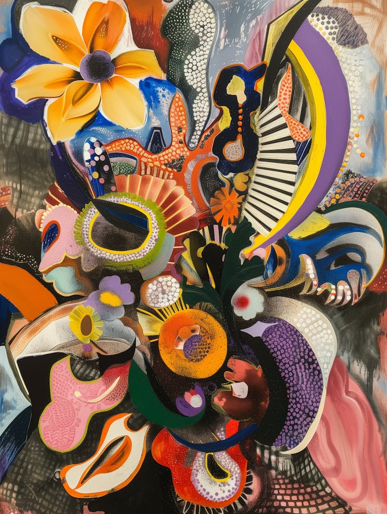 Abstract Flower Arrangement