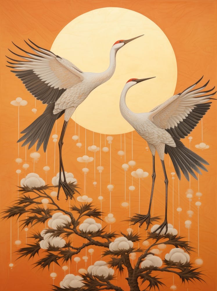 Cranes In The Sky