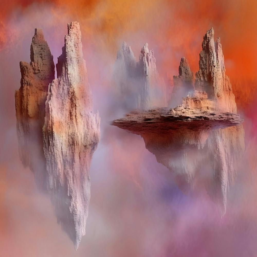 Abstract Rock Formations