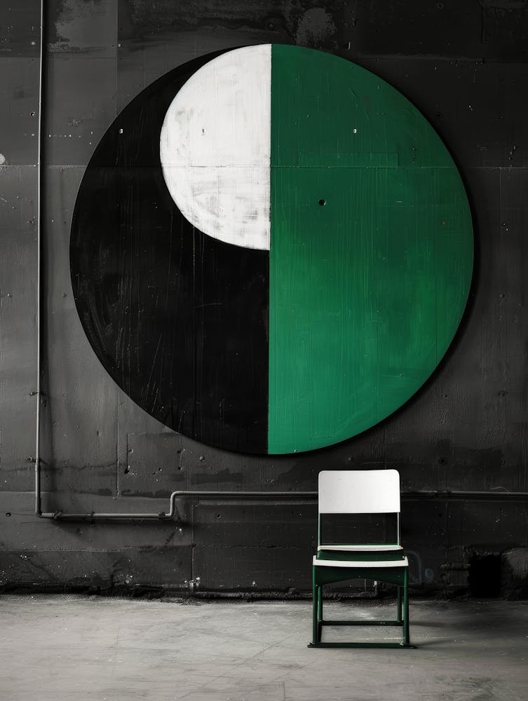 Chair In Front Of A Circle