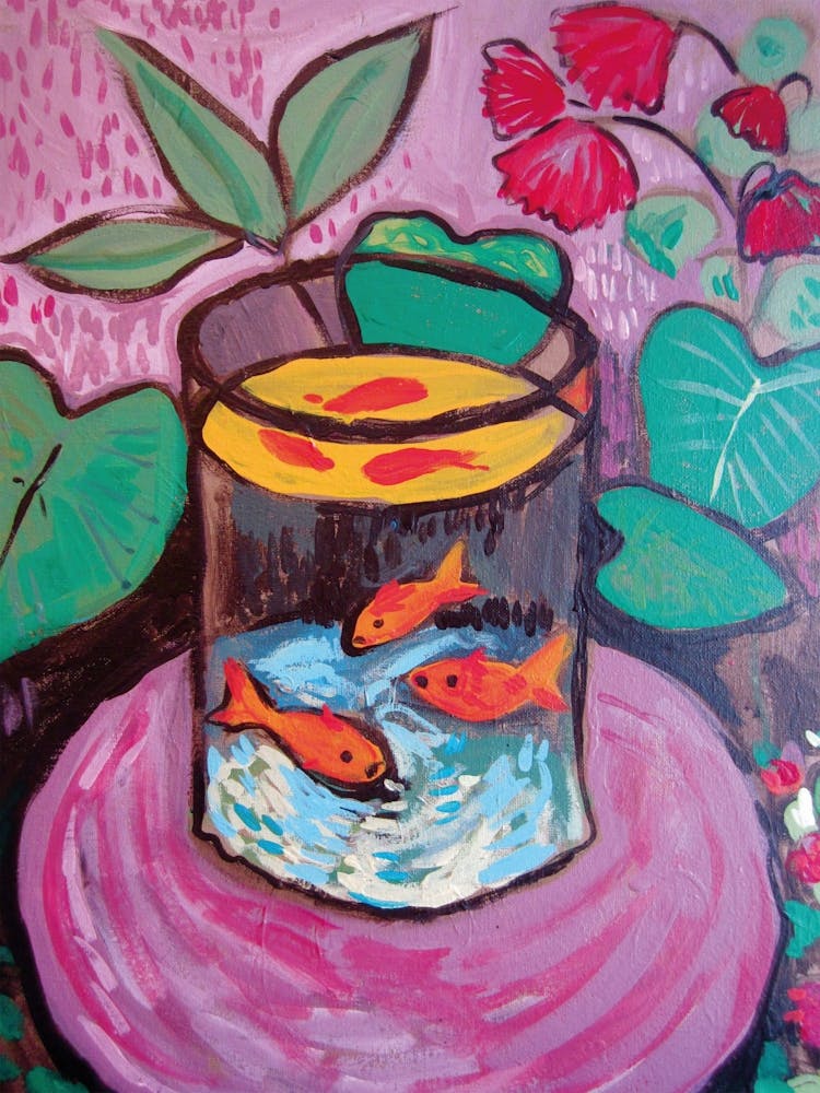 Goldfish In A Bowl