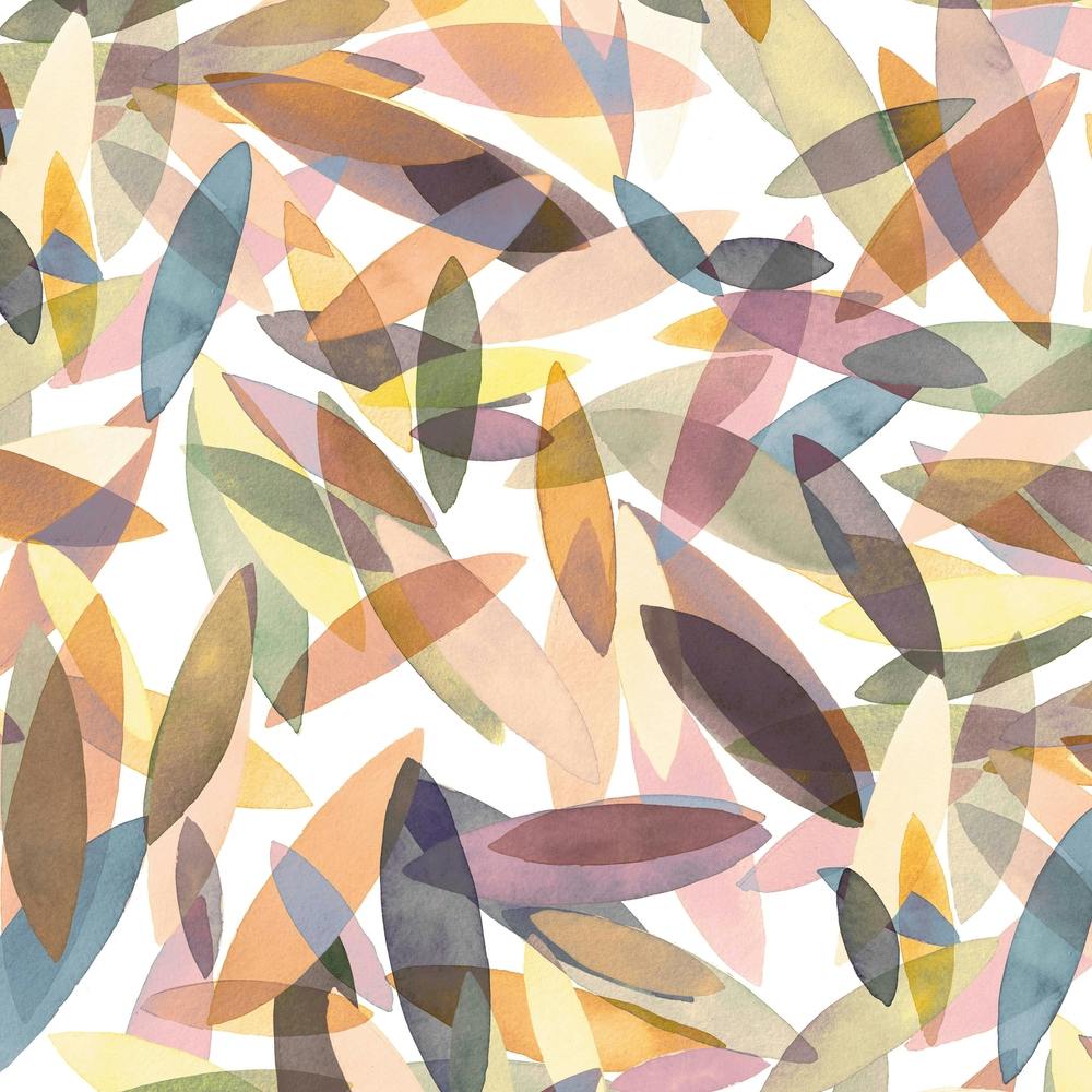 Surf Colorful Abstract Autumn Square