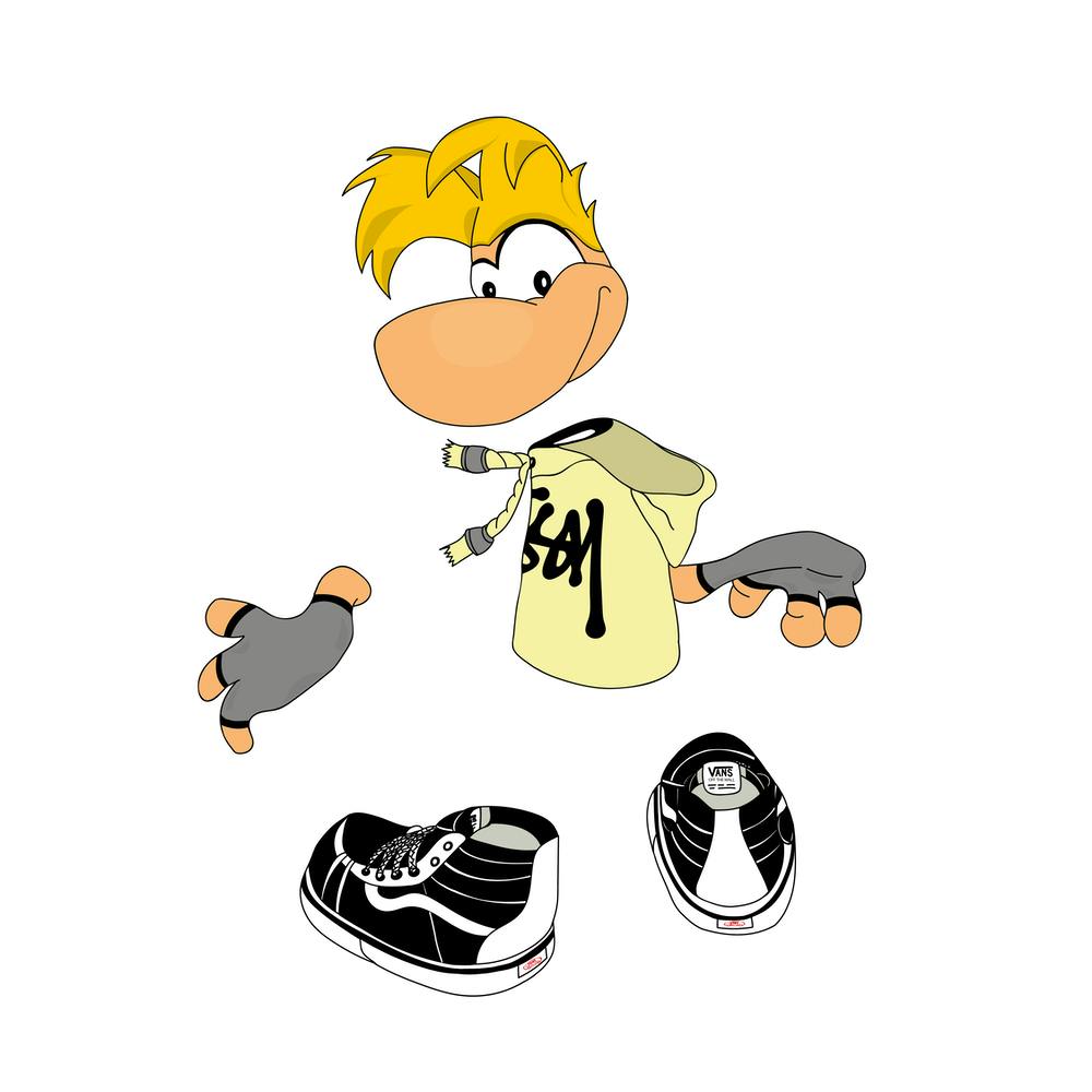 Rayman x Stussy x Vans