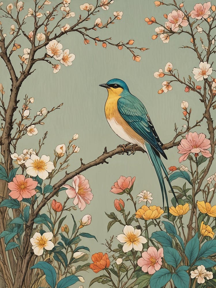 Oriental Bird In The Garden no2