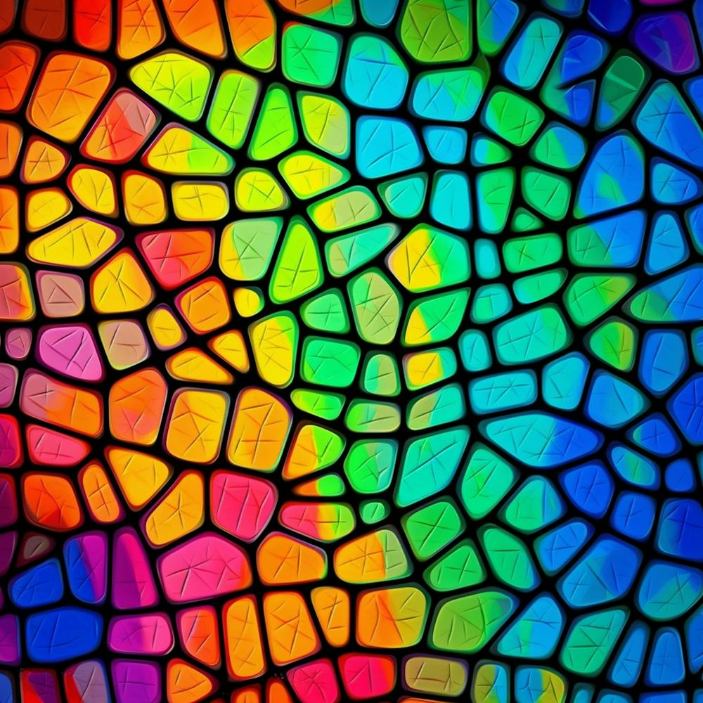 Rainbow Stained Glass 1
