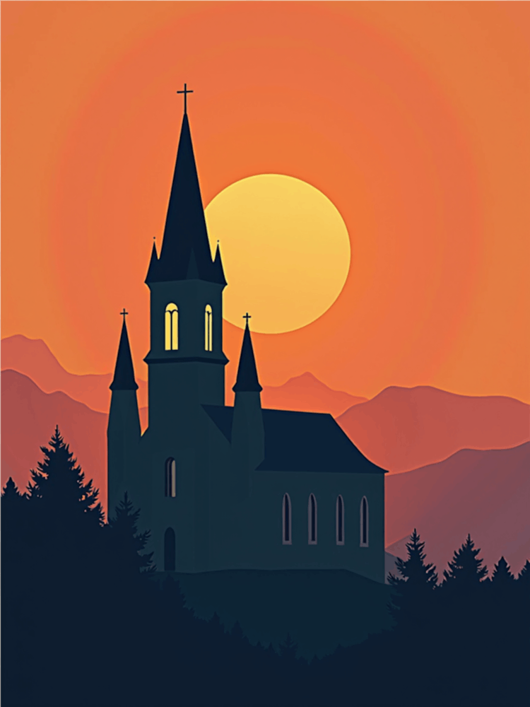 Cathedral At Sunrise