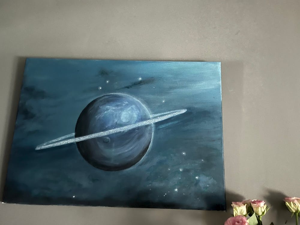 Saturn Gemälde