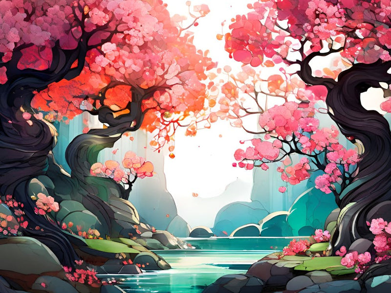 Sakura Trees 4