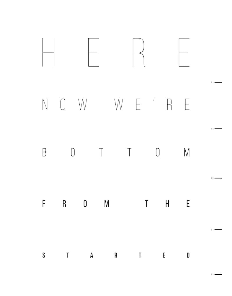Started From The Bottom - White (X Us Berlin)