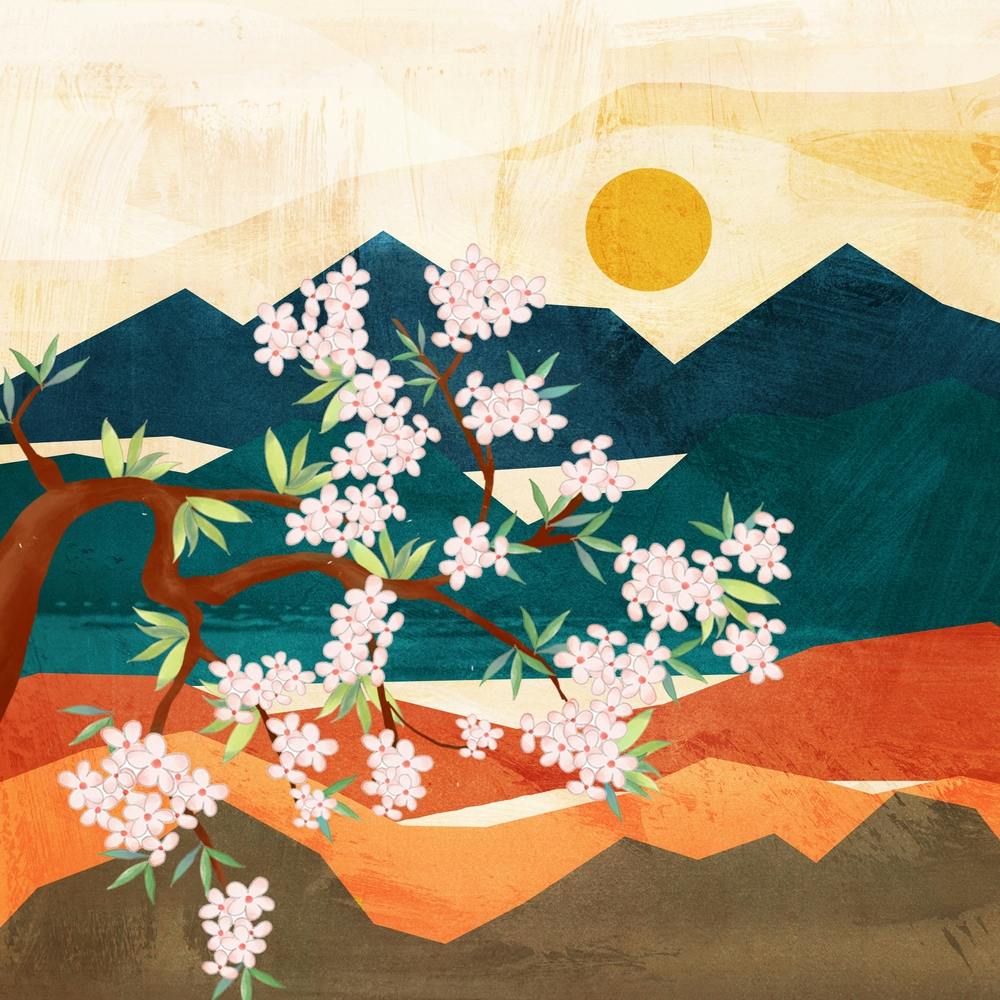 Warm Spring Sunshine Beneath The Ridge