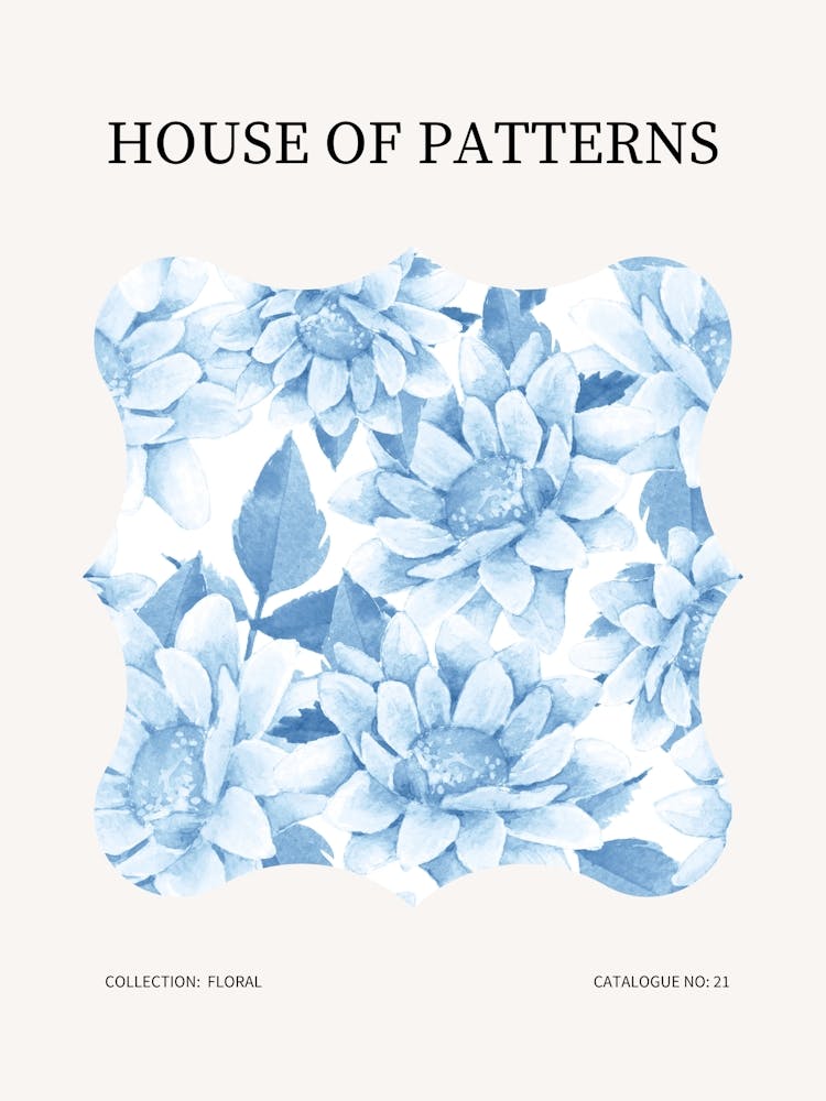 Floral Pattern Poster 21