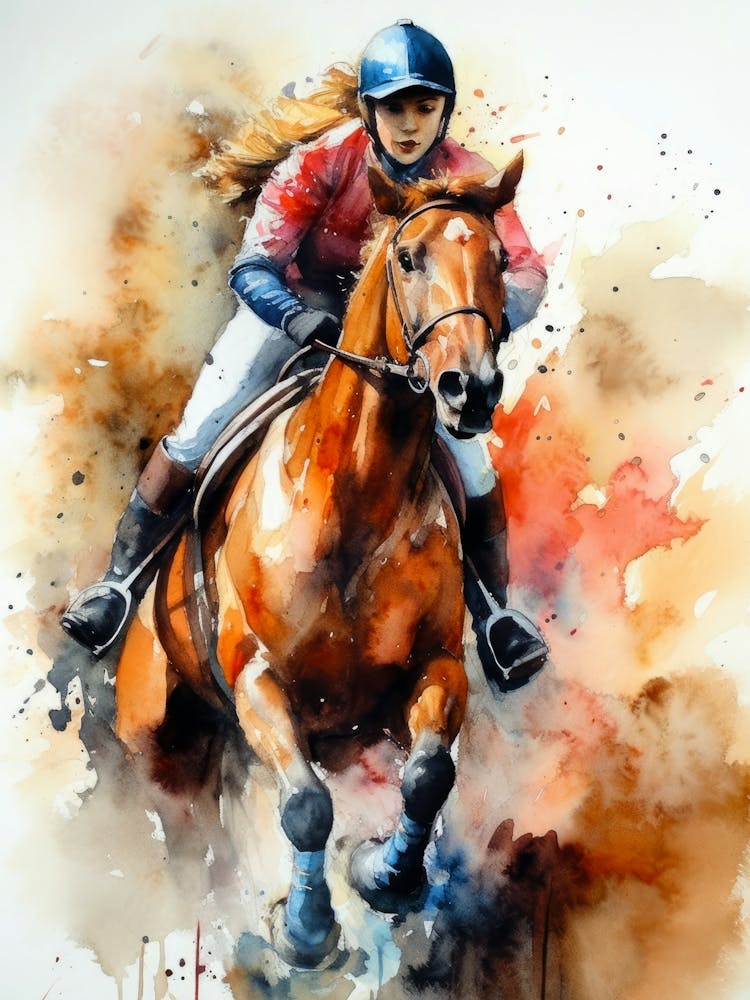 Art sportif équestre