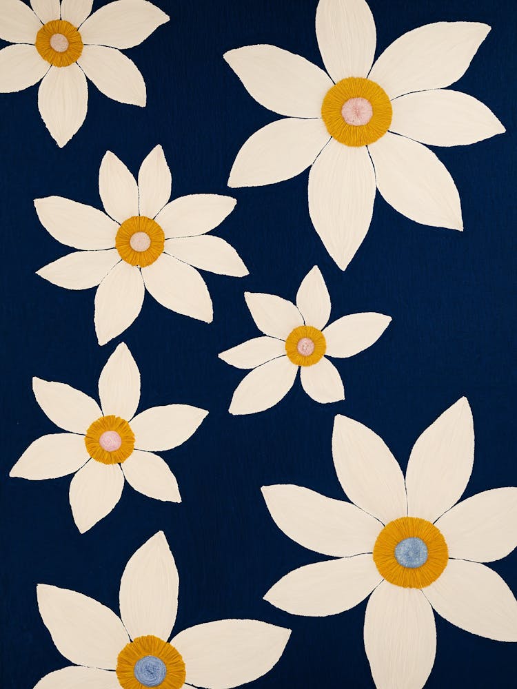 Daisies On Navy no1